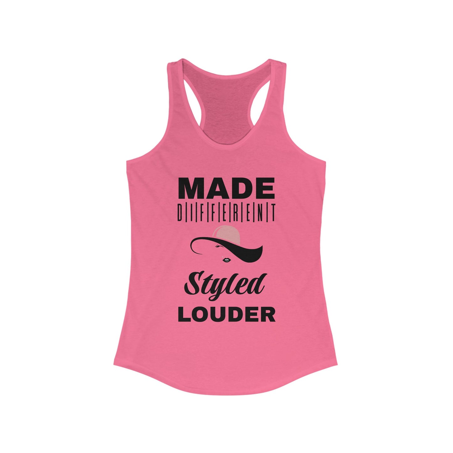 Women's Motivational Racerback Tank, Positive Vibes Shirt, Workout Top, Gym Apparel, Gift for Her