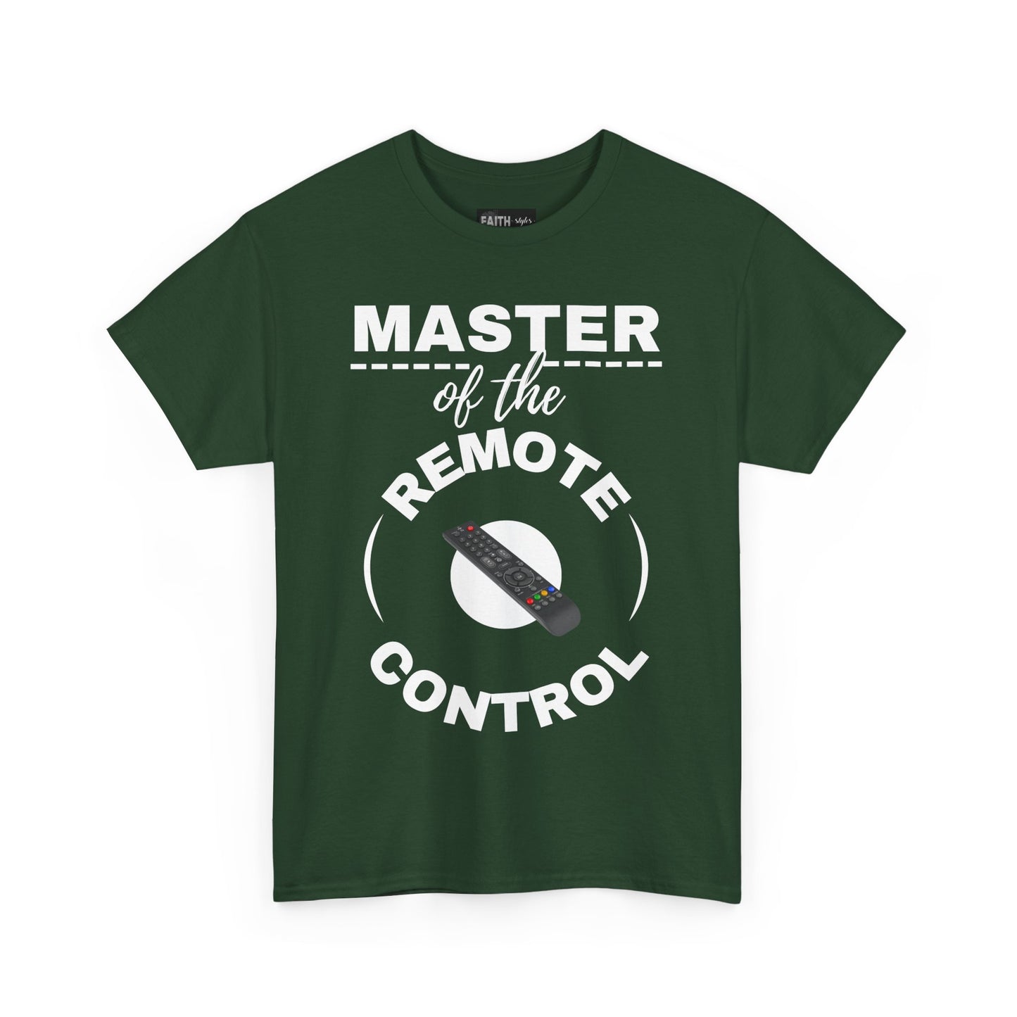 Funny Remote Control Tee - Master of the Remote Control, Gift for TV Lovers, Unisex Shirt for Movie Nights, Perfect for Father's Day