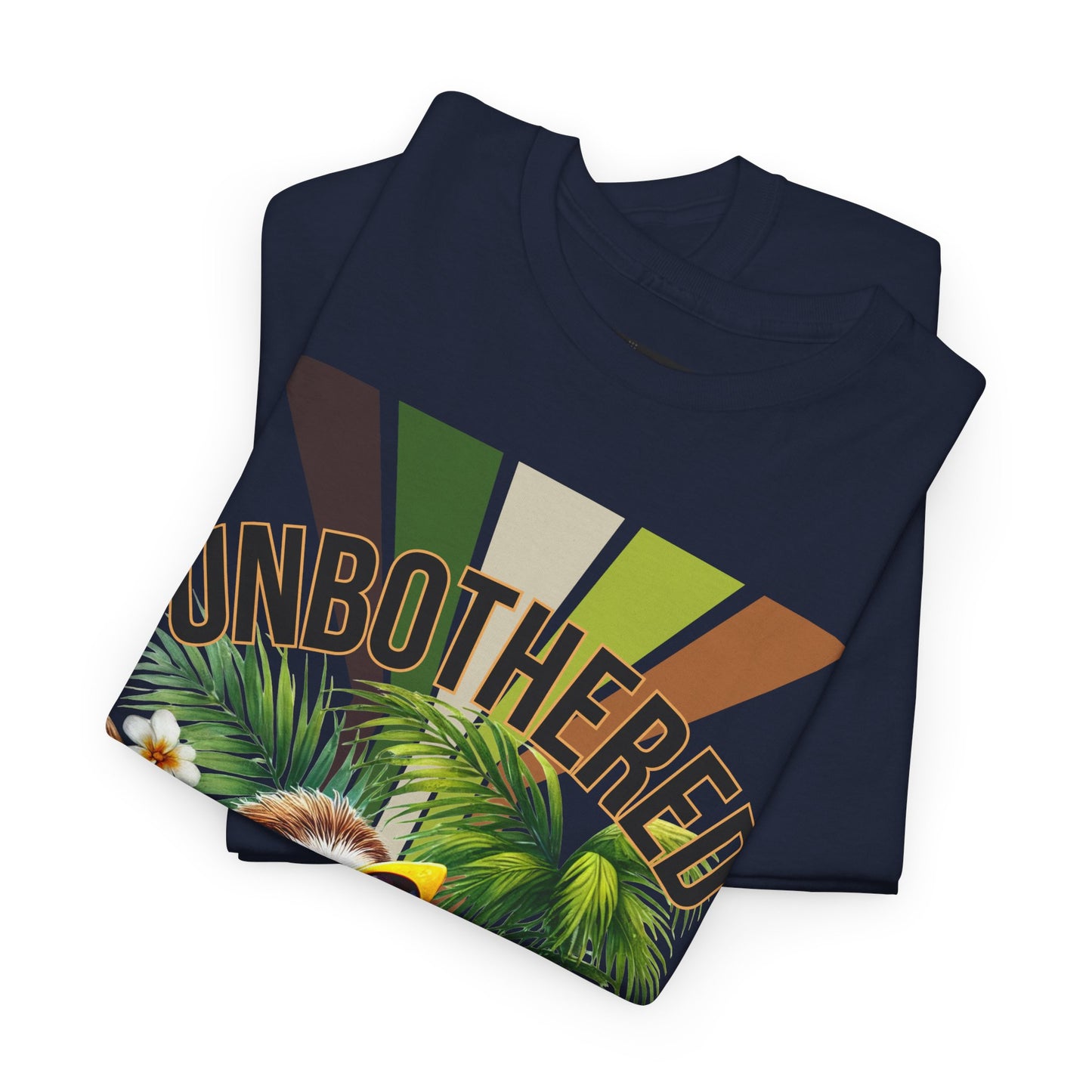 Chill Sloth Graphic Tee - Unbothered Cotton T-Shirt, Casual Wear, Perfect for Gifts, Nature Lovers, Relaxed Vibes