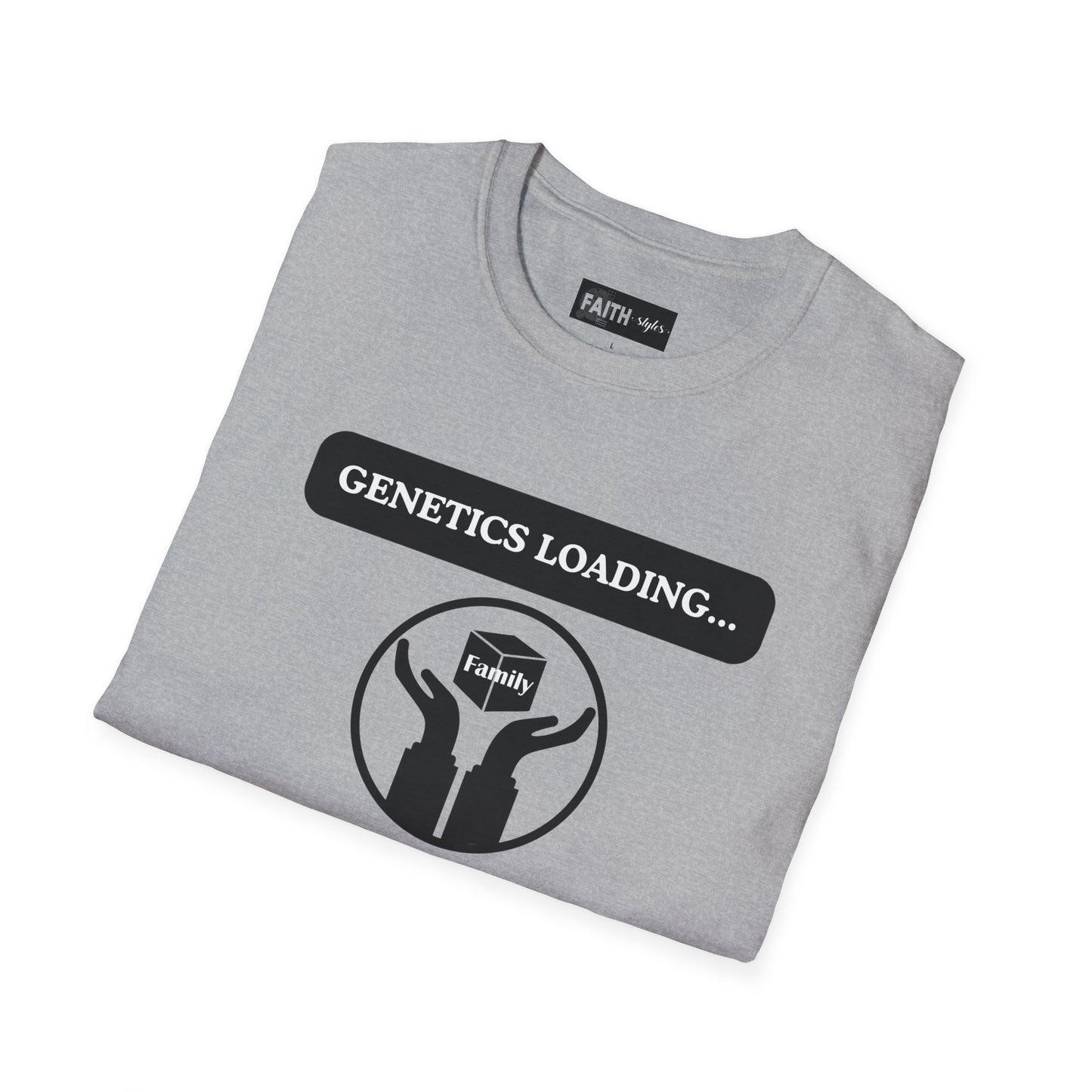 Genetics Loading T-Shirt, Funny Genetics Tee, Gift for Science Lovers, Unisex Humor Shirt, Casual Wear for Every Occasion