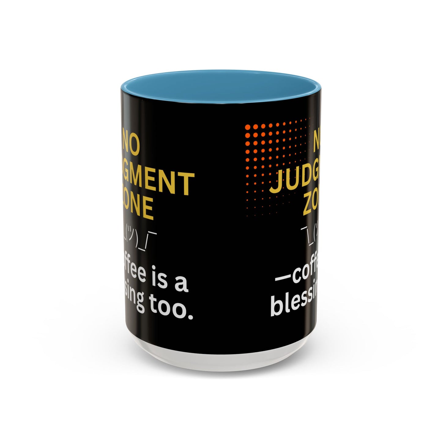 No Judgment Zone Coffee Mug, Funny Gift for Coffee Lovers, Unique Java Cup, Perfect for Birthdays, Inspirational Drinkware