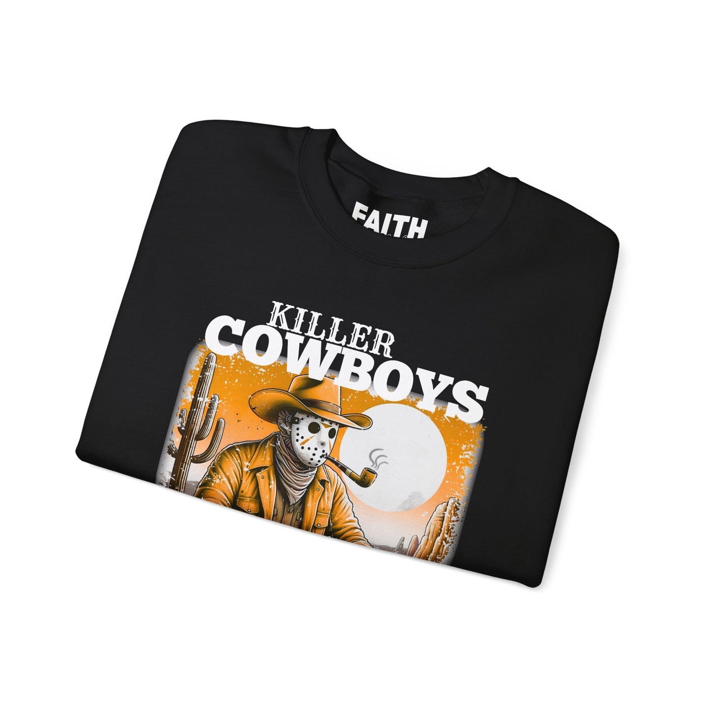 Killer Cowboys Graphic Sweatshirt, Cozy Unisex Pullover, Great for Cowboy Fans