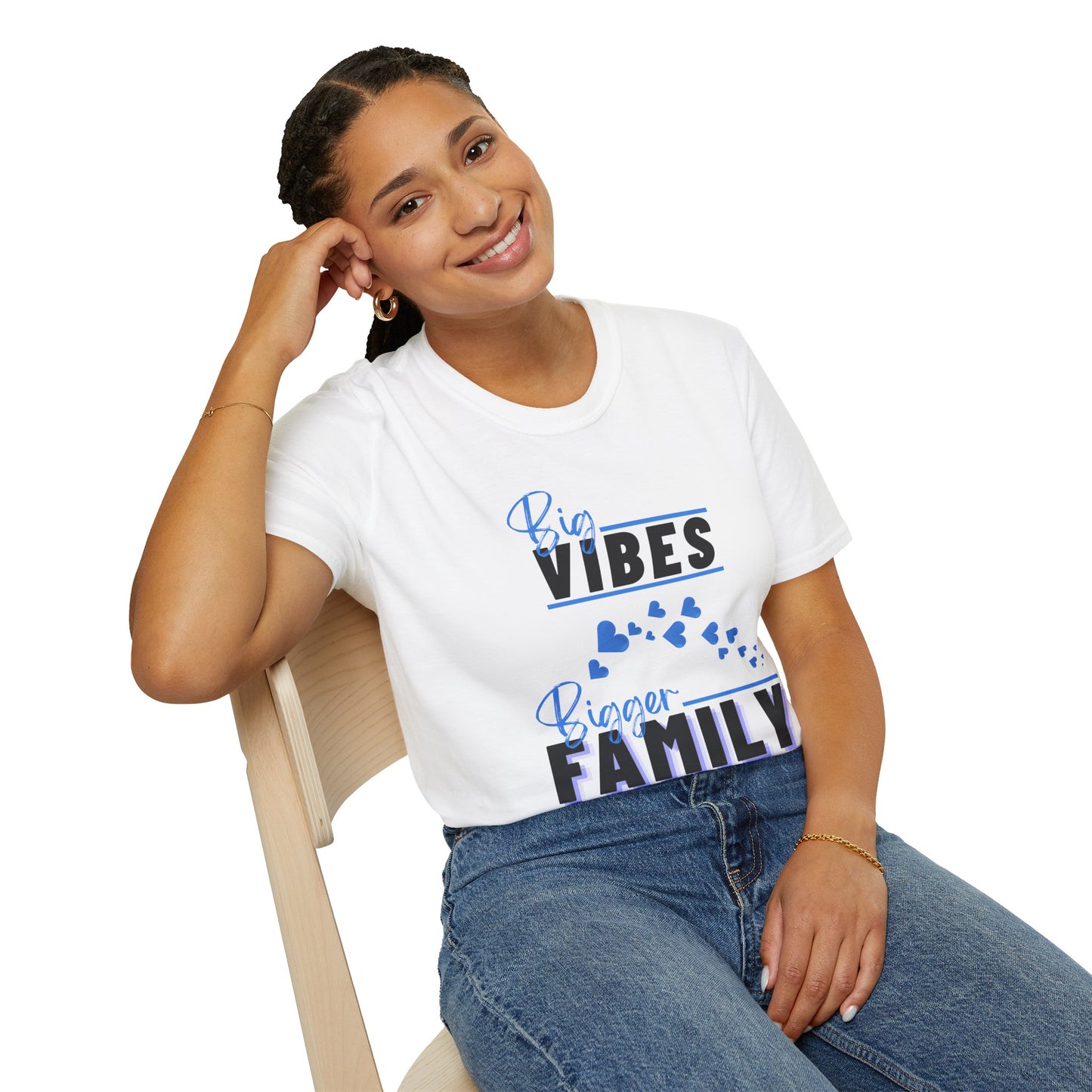 Stylish Family Vibes T-Shirt | Fun Gift for Family Gatherings, Parties, Holidays, Love Shirt, Unisex Tee