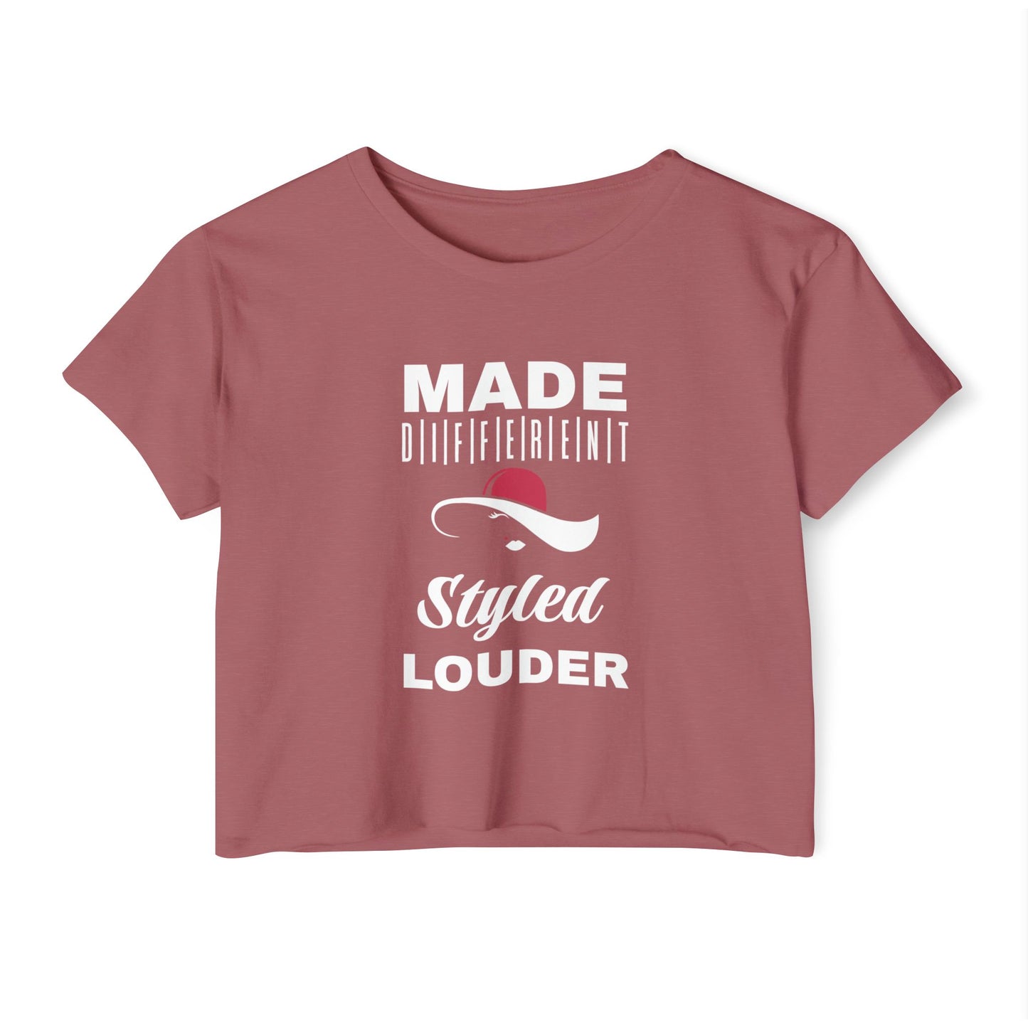 Made Different Women's Festival Crop Top - Boho Chic, Summer Vibes, Music Festival Shirt, Casual Wear, Gift for Her