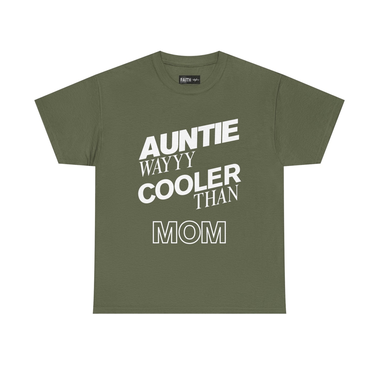 Cool Aunt Unisex Tee - Perfect Gift for Auntie, Family Gatherings, Fun Casual Wear, Birthday Celebration, Mother's Day