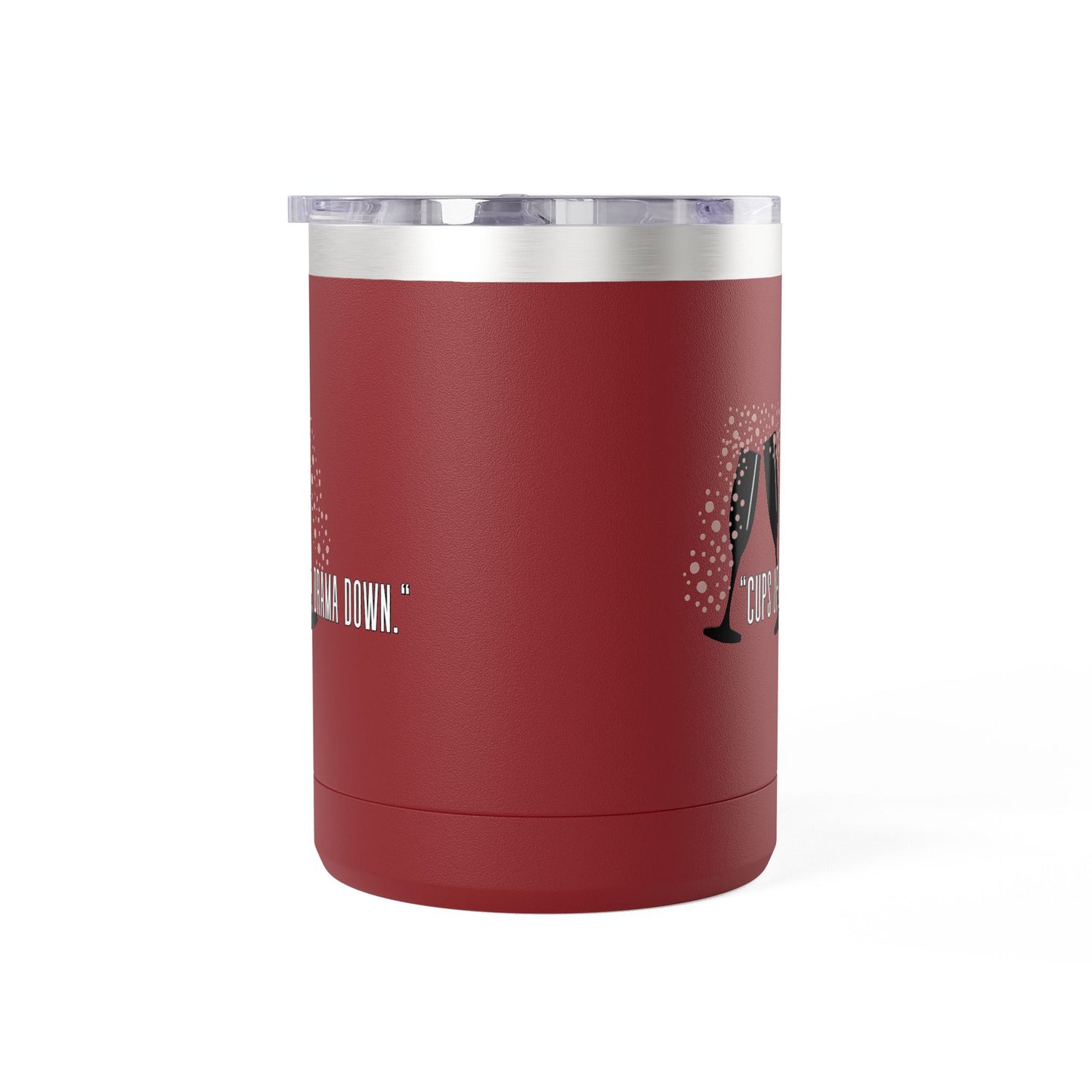 Celebratory Coffee Mug Tumbler, Cheers Gift for Friends, 15oz Drinkware for Parties, Birthdays, Wedding, Fun Gatherings