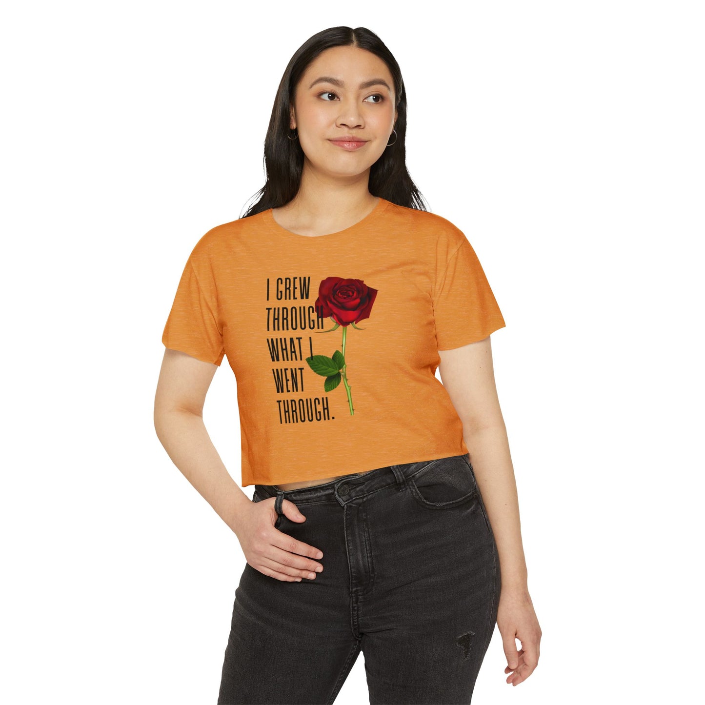 Empowering Women's Festival Crop Top, Inspirational Shirt, Gift for Her, Summer Fashion, Bohemian Style, Affirmation Tee