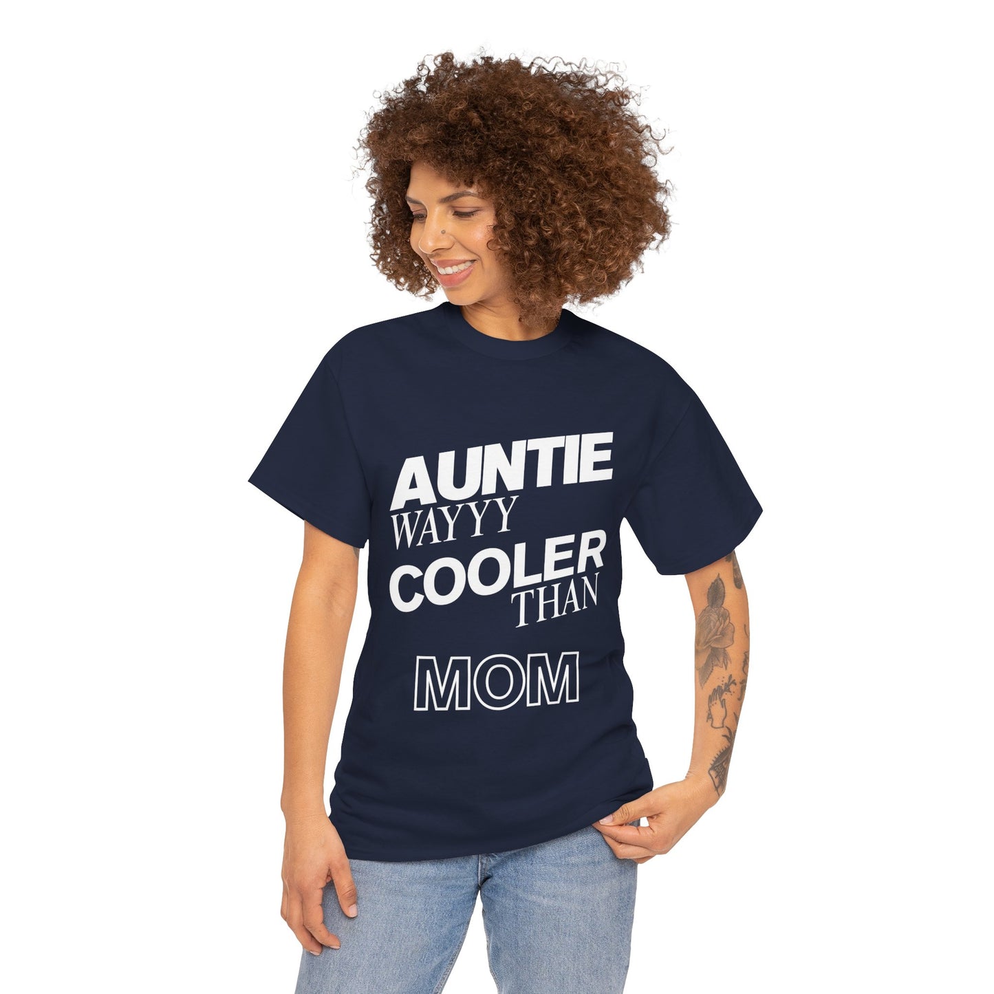 Cool Aunt Unisex Tee - Perfect Gift for Auntie, Family Gatherings, Fun Casual Wear, Birthday Celebration, Mother's Day