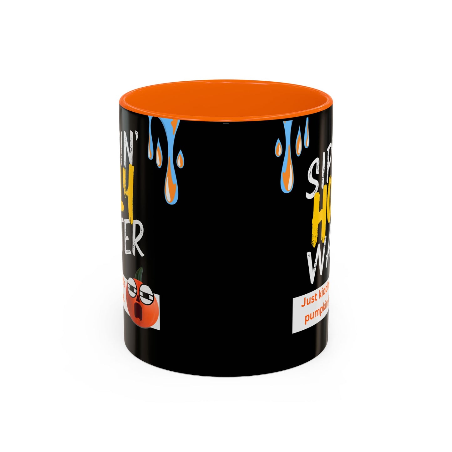 Sippin' Holy Water Coffee Mug, Funny Pumpkin Juice Mug, Halloween Coffee Cup, Unique Gift for Fall, Cute Office Mug, Quirky Kitchenware