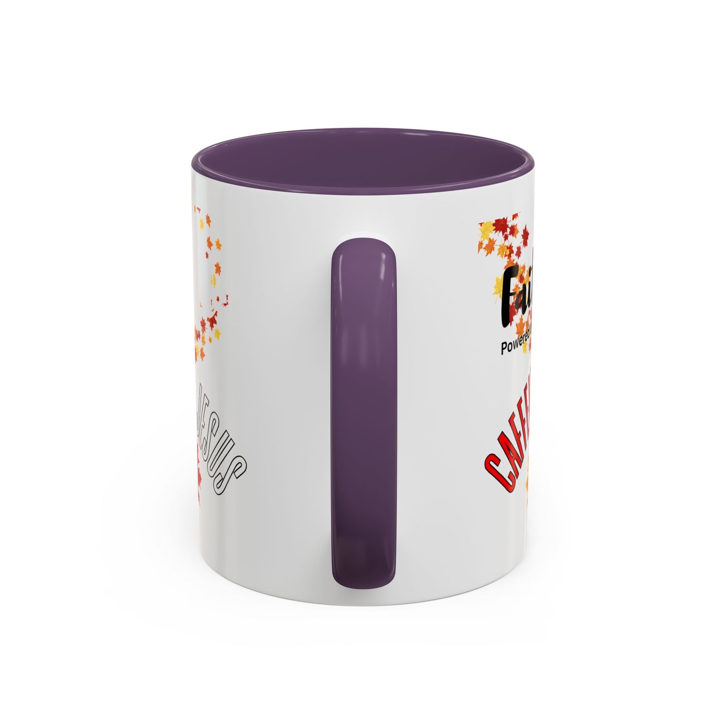 Faith & Caffeine Fall Coffee Mug | Perfect for Autumn Lovers, Thanksgiving Gift, Religious Coffee Cup, Inspirational Drinkware, Cozy Vibes
