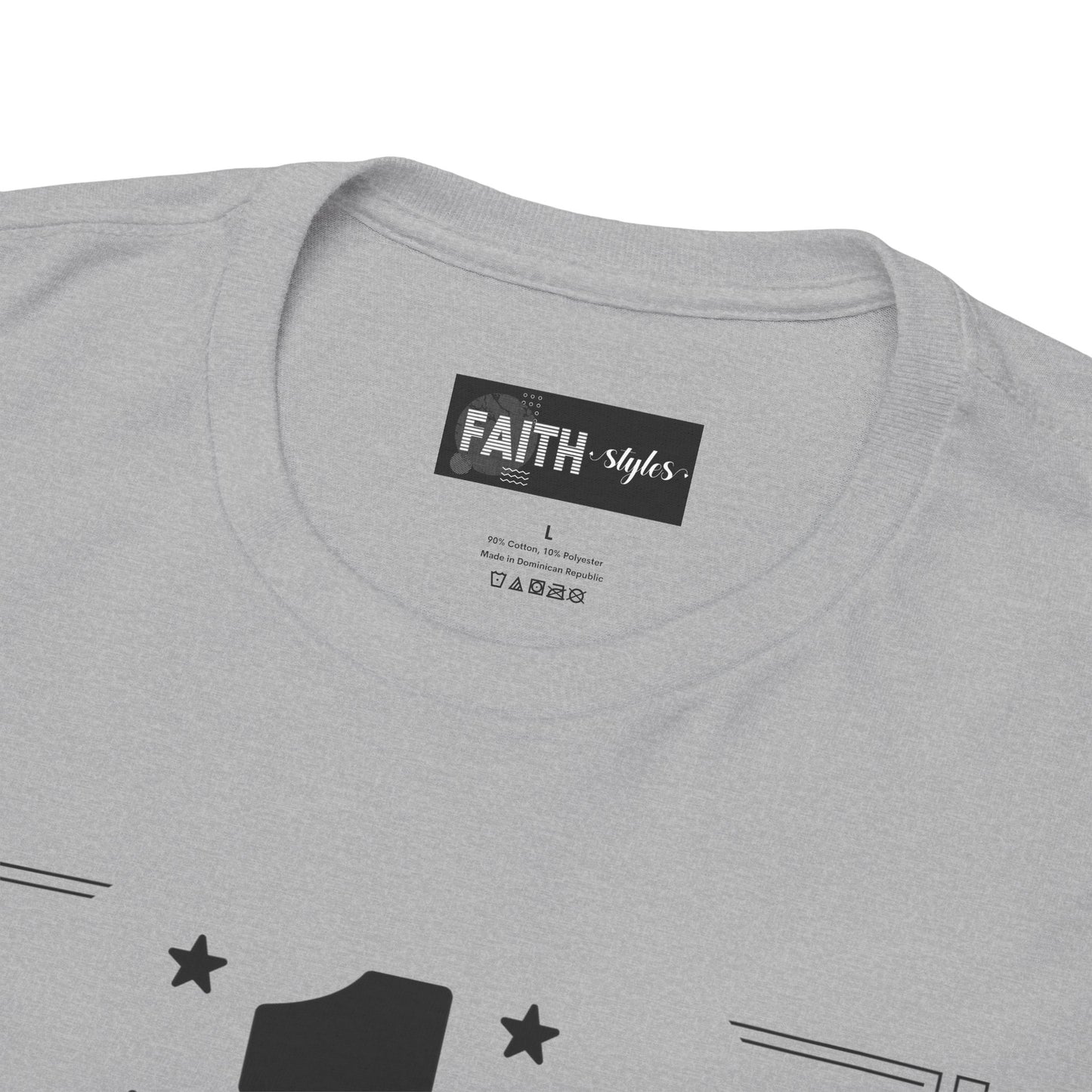 #1 Dad Unisex Heavy Cotton Tee - Perfect Gift for Father's Day, Birthday, or Family Celebrations, Casual Wear, Statement T-Shirt