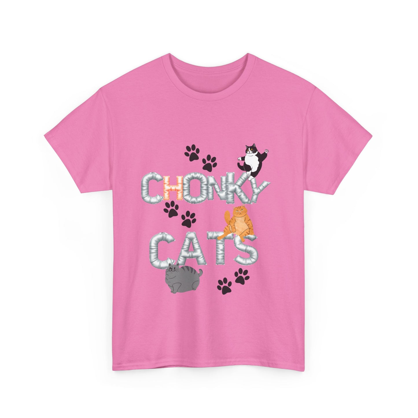 Chonk Cats Unisex Tee - Funny Pet Lovers Shirt, Cat Lover Gift, Humor Tee, Cute Animal Apparel, Gifts for Cat Owners