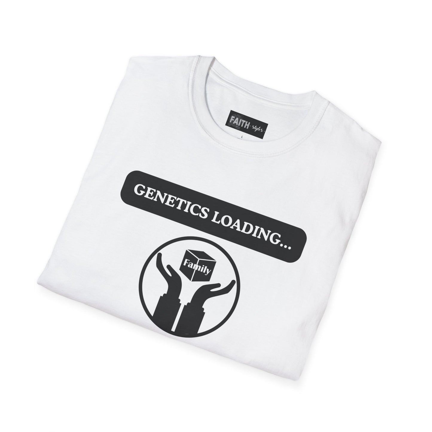 Genetics Loading T-Shirt, Funny Genetics Tee, Gift for Science Lovers, Unisex Humor Shirt, Casual Wear for Every Occasion