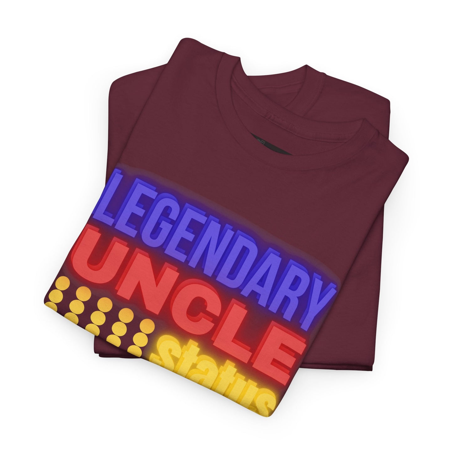 Legendary Uncle Heavy Cotton Tee, Gift for Uncle, Family Reunion Shirt, Fun Uncle T-Shirt, Birthday Gift for Him, Casual Wear
