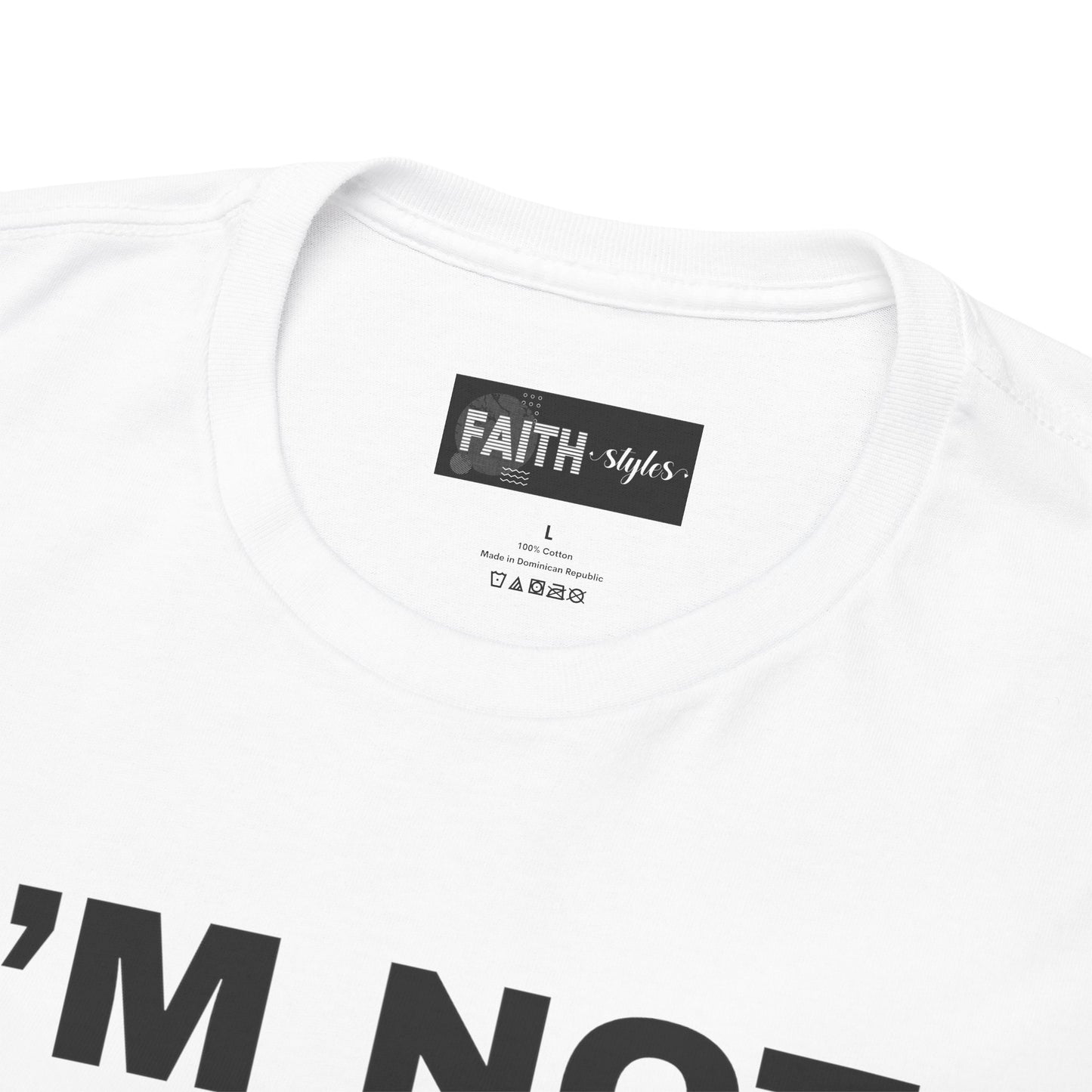 Funny Unisex Heavy Cotton Tee - I'm Not Bossy, Gift for Her, Empowerment Shirt, Casual Wear, Friendship Gift, Birthday Present