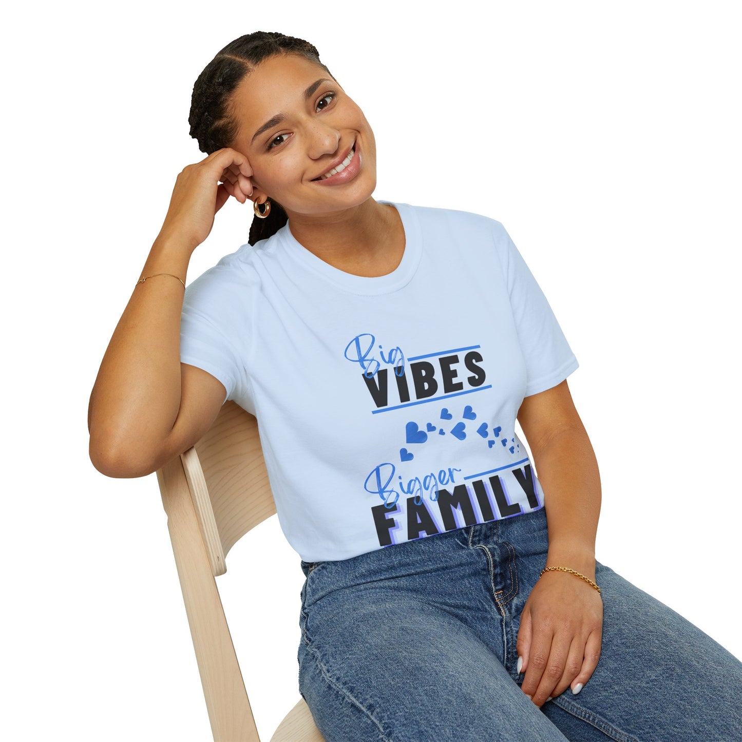Stylish Family Vibes T-Shirt | Fun Gift for Family Gatherings, Parties, Holidays, Love Shirt, Unisex Tee