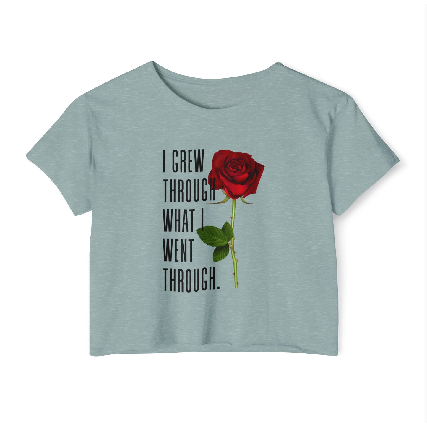 Empowering Women's Festival Crop Top, Inspirational Shirt, Gift for Her, Summer Fashion, Bohemian Style, Affirmation Tee