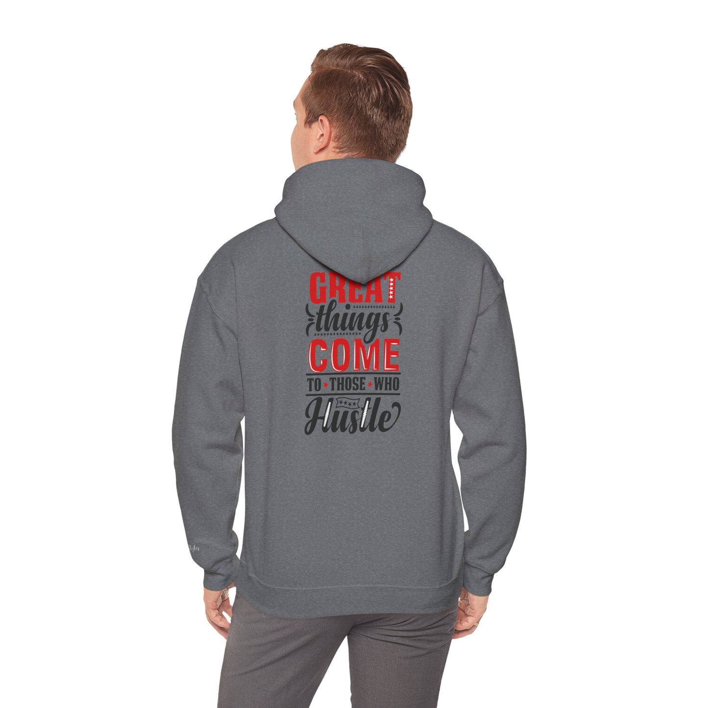 "GREAT THINGS" Unisex Heavy Blend™ Hooded Sweatshirt