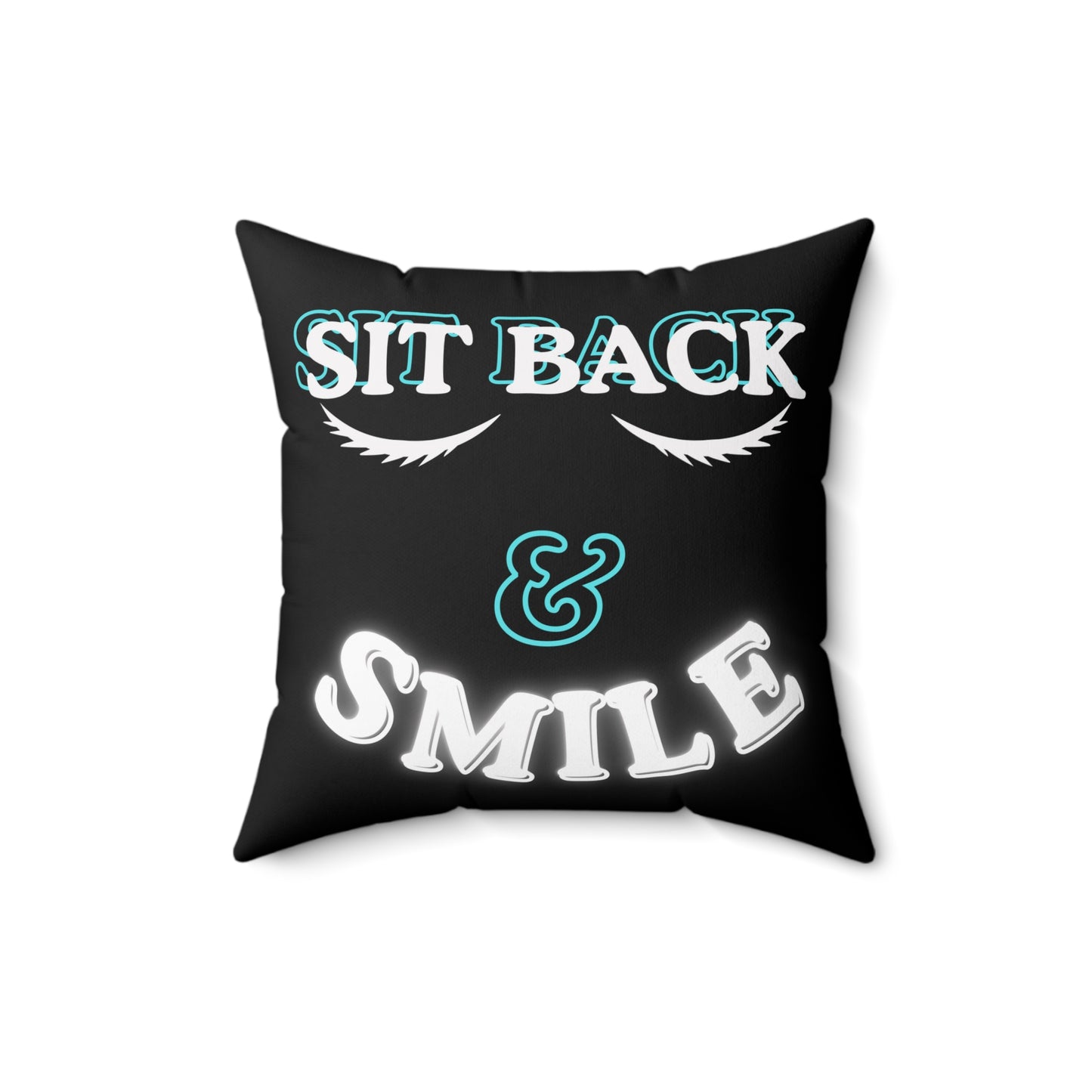 FaithStyles Relaxing Quote Pillow, Cozy Home Decor, Inspirational Cushion, Gift for Friends, Living Room Accent, Motivational Throw Pillow