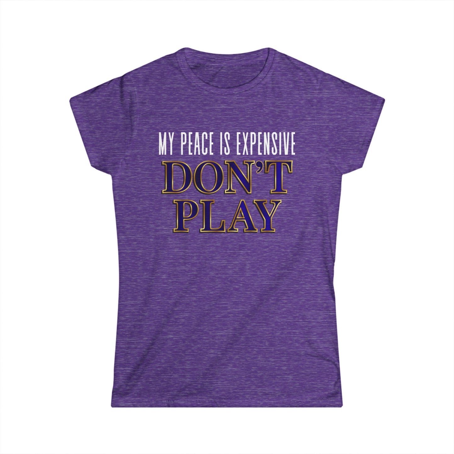 Women's Motivational T-Shirt, Fun Tee for Self-Care, Gift for Meditation Lovers, Casual Wear, Peaceful Vibes, Inspirational Apparel