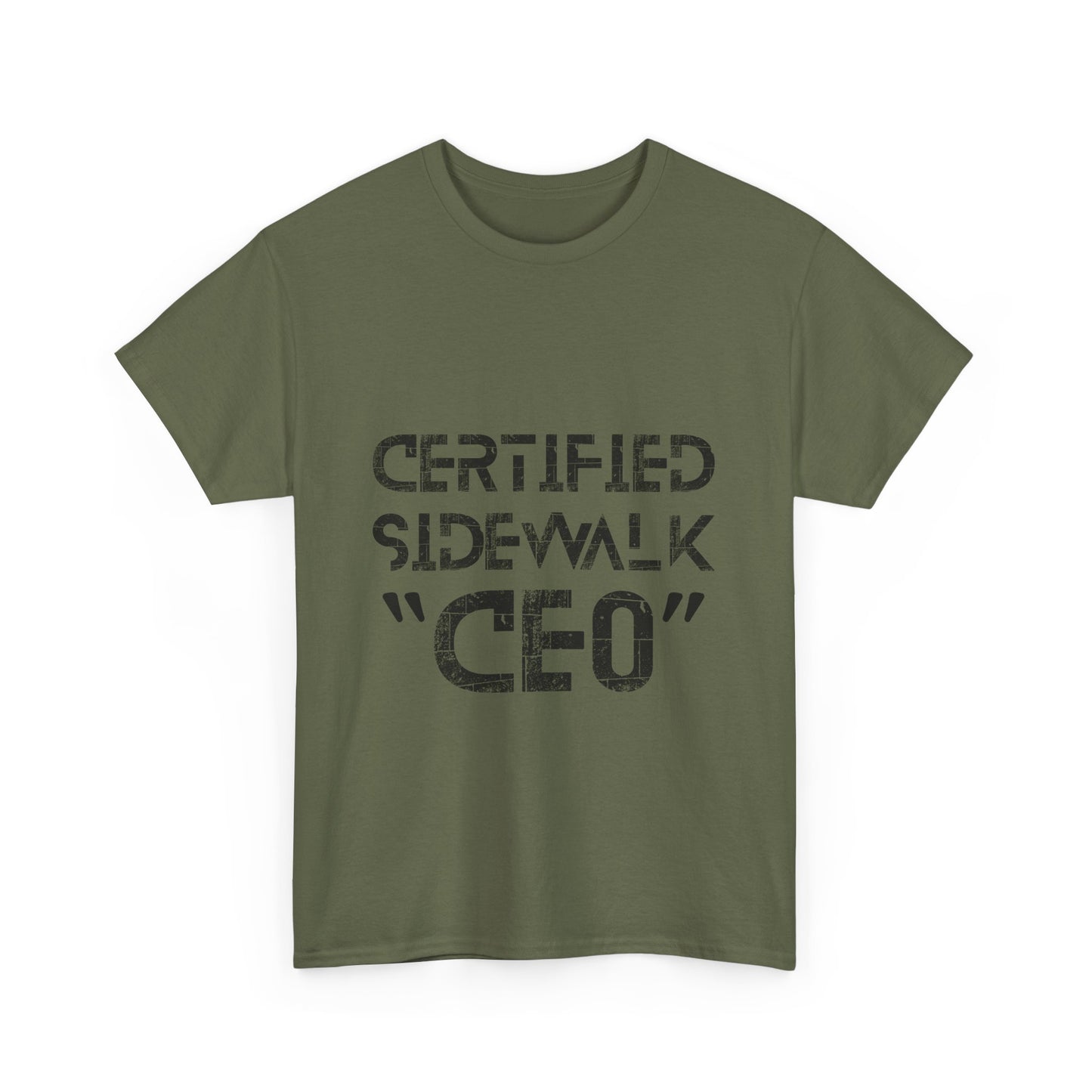 Certified Sidewalk CEO Tee - Fun Unisex T-Shirt, Birthday Gift, Casual Wear, Urban Style, Streetwear Fashion
