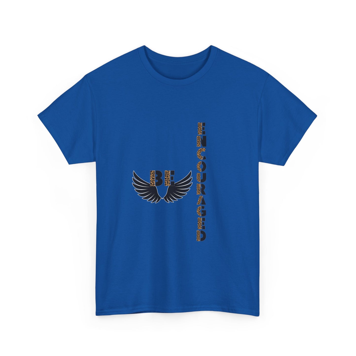 Be Encouraged Unisex Heavy Cotton T-shirt- Inspirational Gift, Motivational Shirt, Casual Wear, Everyday Reminder, Uplifting Apparel