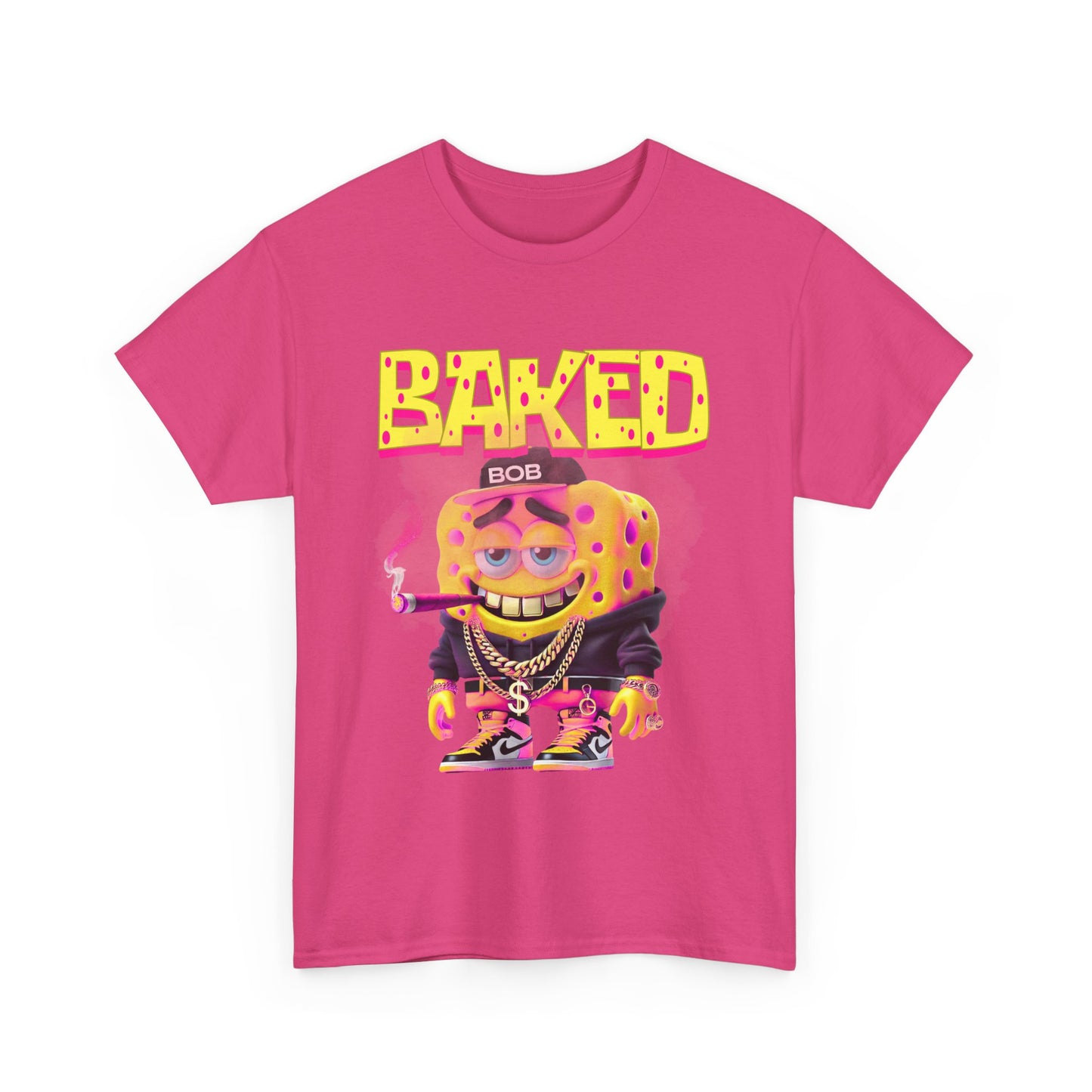 Baked Bob Unisex Heavy Cotton Tee - Fun Graphic Tee for Casual Wear
