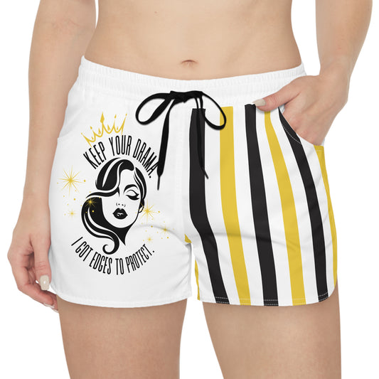 Women’s Quote Shorts - Fun Casual Style for Summer, Beach Days, Running, Yoga, Gifts for Her