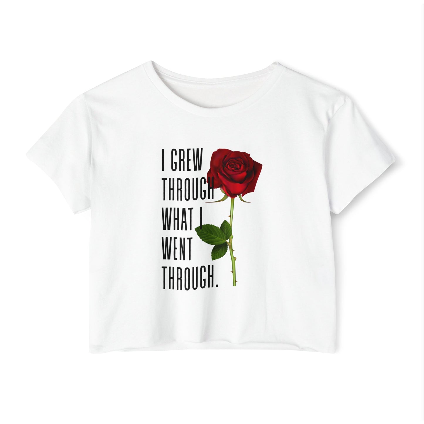 Empowering Women's Festival Crop Top, Inspirational Shirt, Gift for Her, Summer Fashion, Bohemian Style, Affirmation Tee