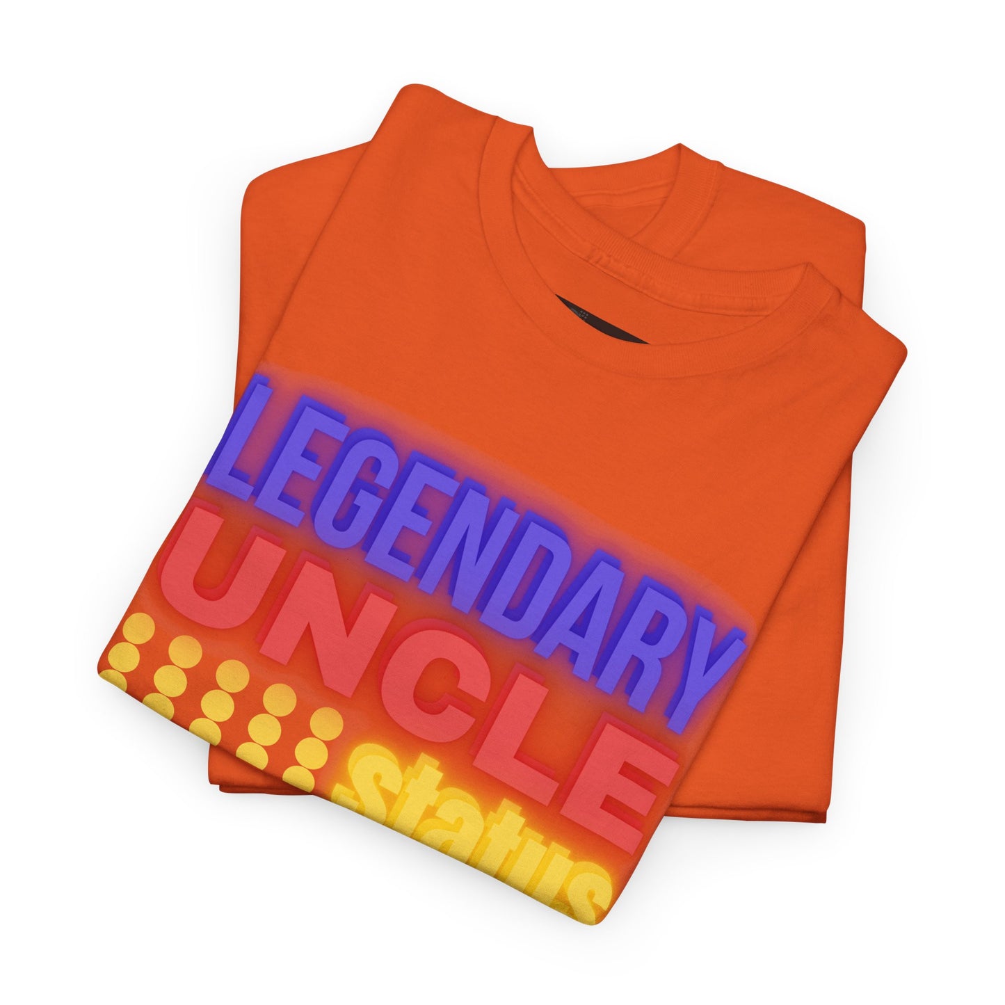 Legendary Uncle Heavy Cotton Tee, Gift for Uncle, Family Reunion Shirt, Fun Uncle T-Shirt, Birthday Gift for Him, Casual Wear