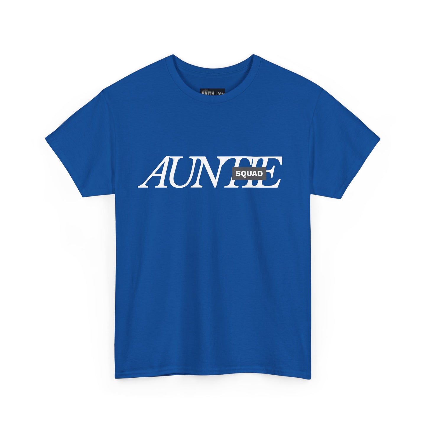 Auntie Squad Unisex Heavy Cotton Tee | Perfect Gift for Aunts | Family Reunion, Birthday, Mother's Day, Casual Wear, Everyday Comfort