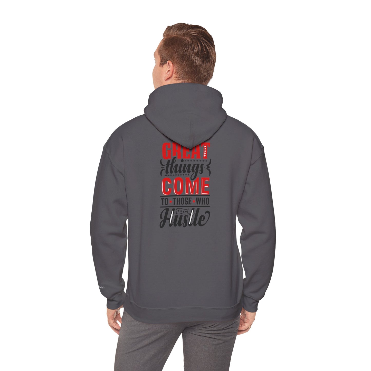 "GREAT THINGS" Unisex Heavy Blend™ Hooded Sweatshirt