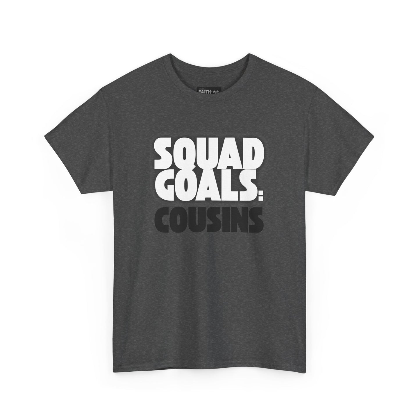 Cousins Squad Goals T-Shirt, Family Reunion Shirt, Unisex Graphic Tee, Cousin Gift, Summer BBQ Style, Matching Family Apparel