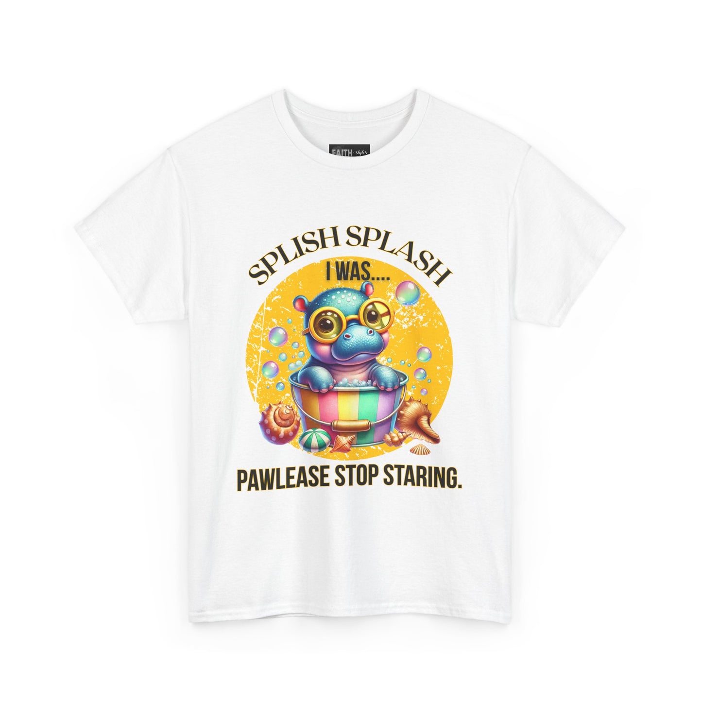 Splash Splash Frog Tee, Cute Animal Shirt, Fun Graphic T-Shirt, Summer Vibes Apparel, Gifts for Animal Lovers, Unisex Cotton Tee