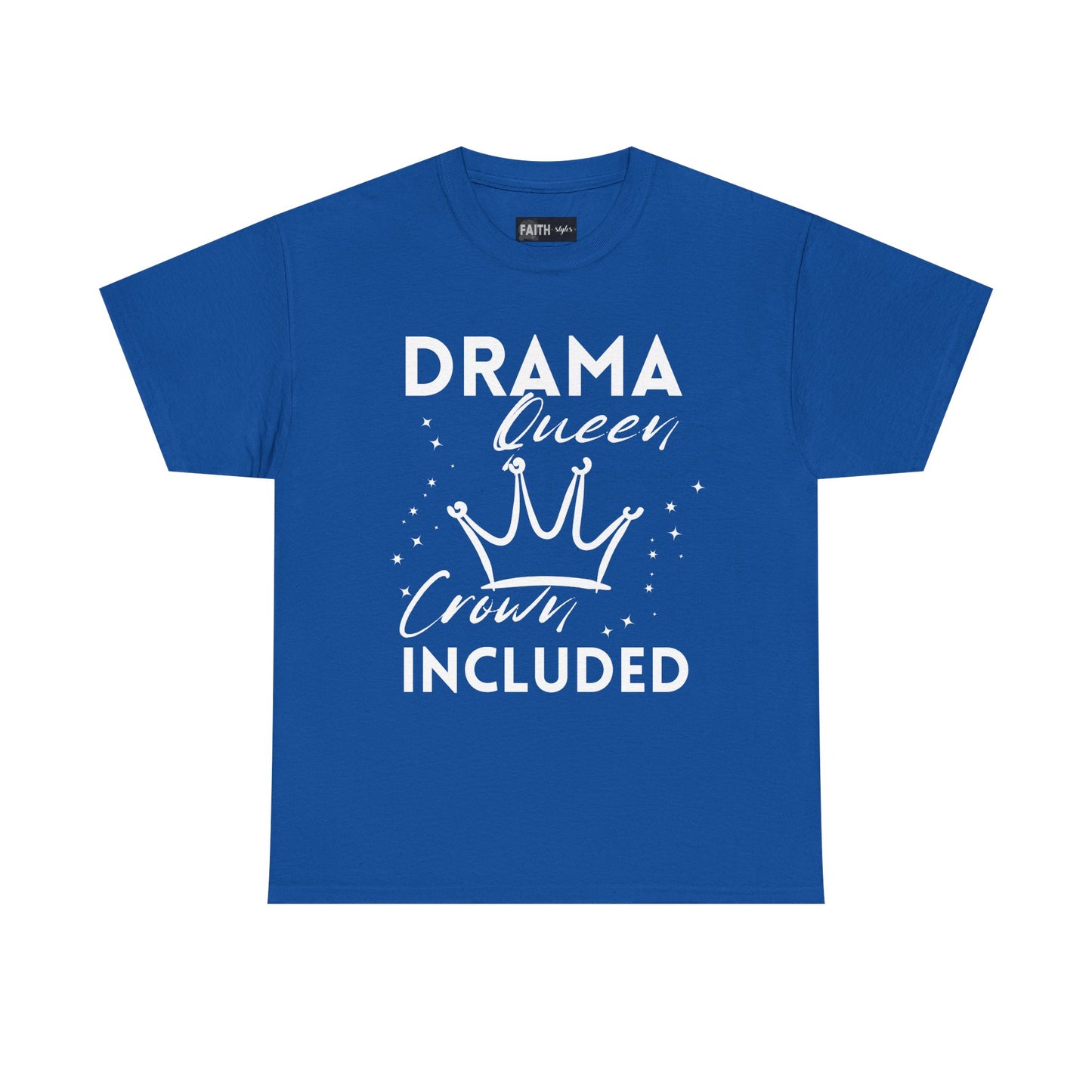 Drama Queen Cotton Tee - Empowering T-Shirt, Gift for Her, Casual Wear, Birthday Celebration, Statement Top