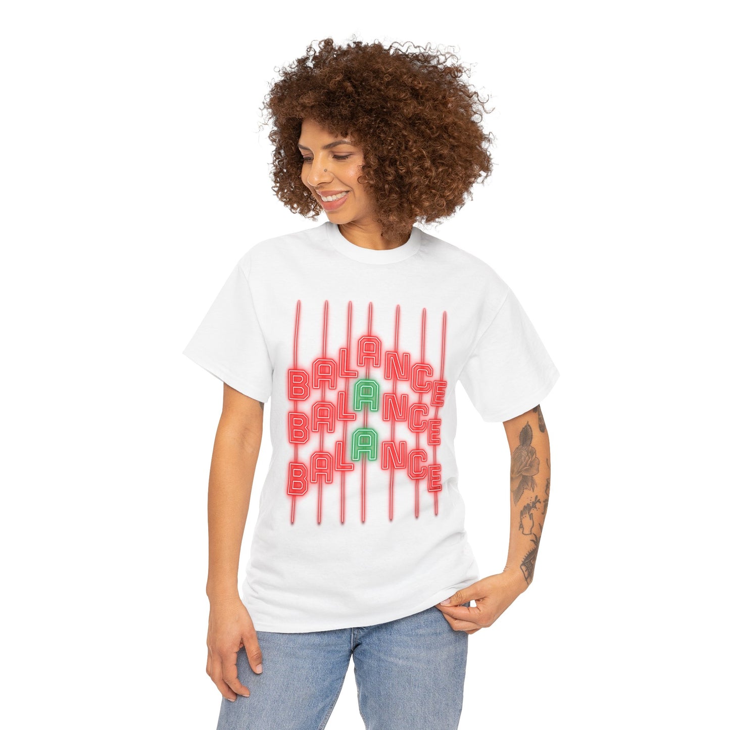 Vibrant Wellness Tee - Embrace Balance, Unisex Cotton Shirt for Mindfulness & Self-Care
