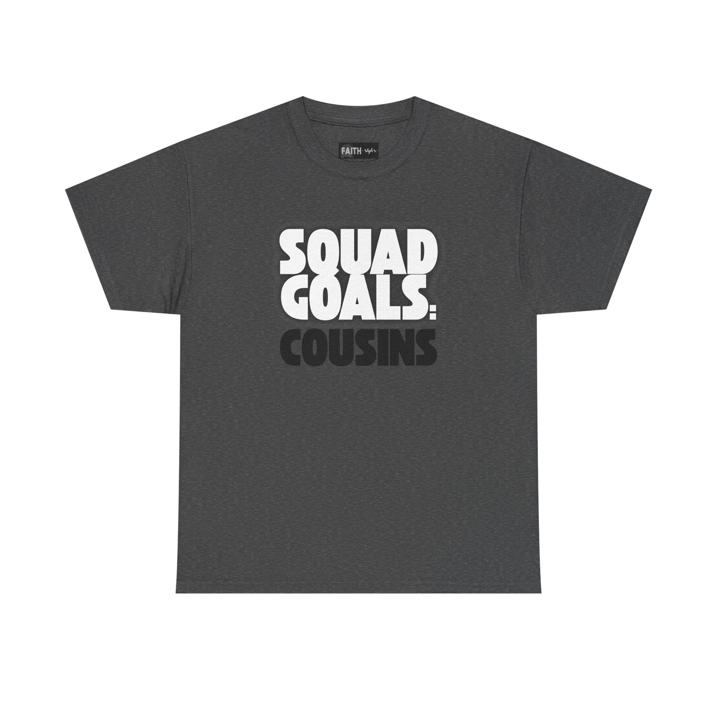 Cousins Squad Goals T-Shirt, Family Reunion Shirt, Unisex Graphic Tee, Cousin Gift, Summer BBQ Style, Matching Family Apparel
