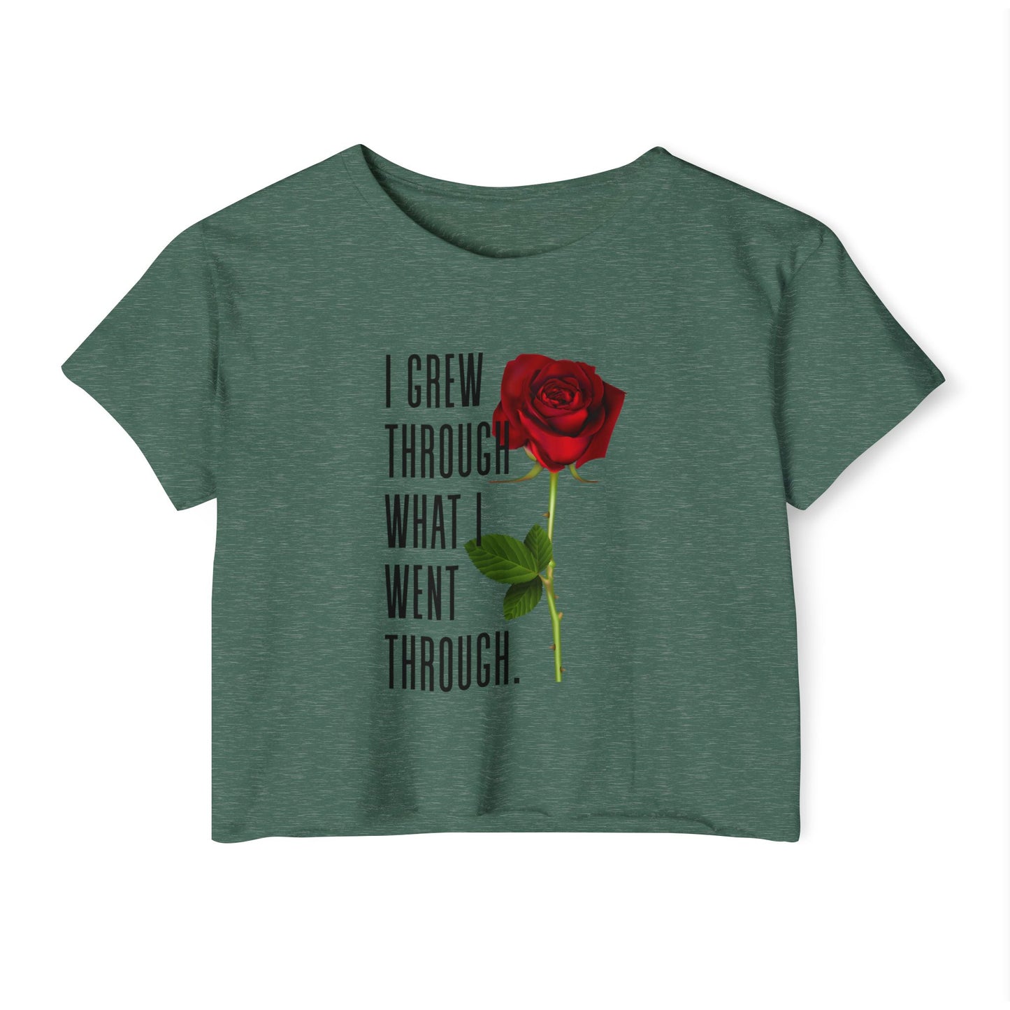 Empowering Women's Festival Crop Top, Inspirational Shirt, Gift for Her, Summer Fashion, Bohemian Style, Affirmation Tee