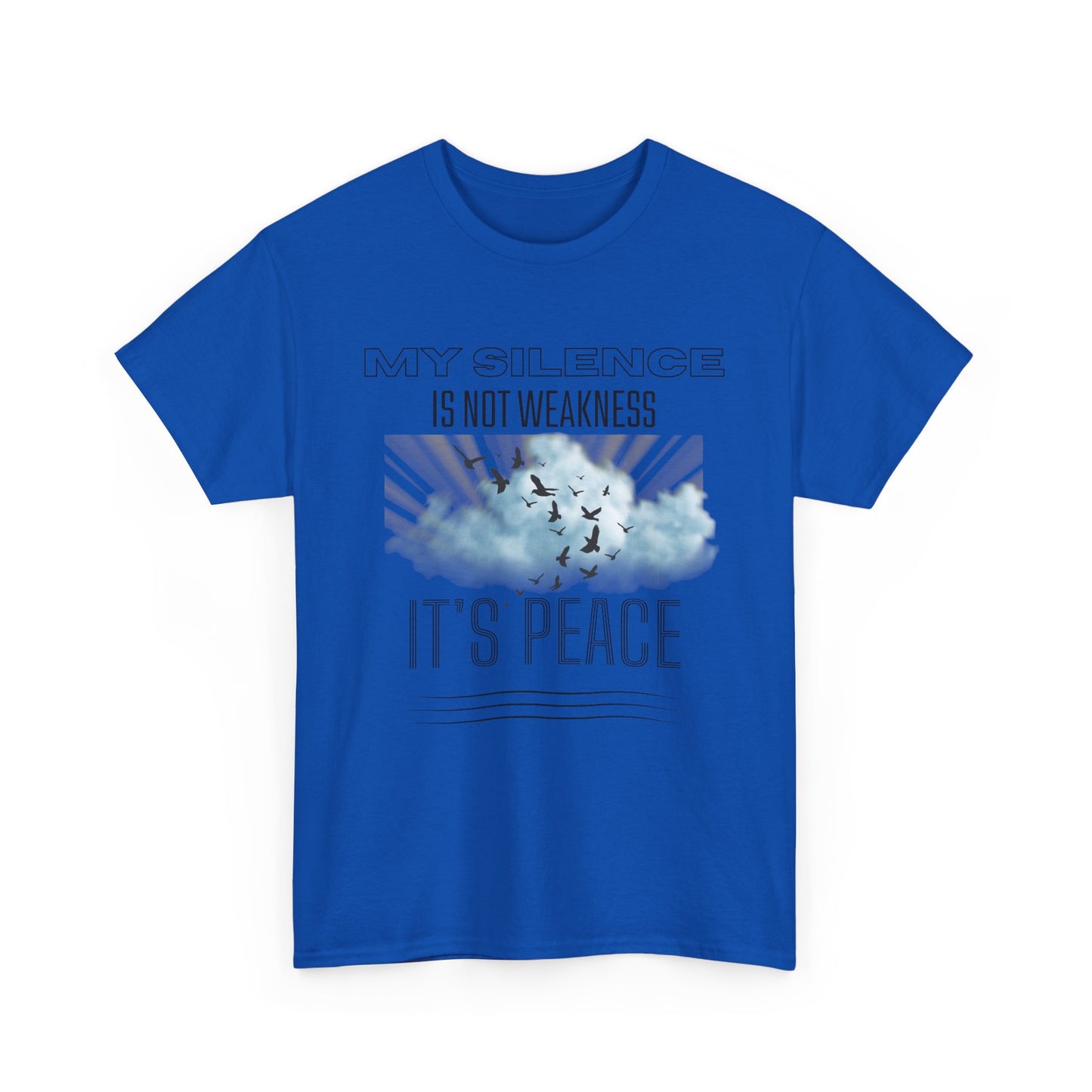 Inspirational Male Graphic Tee, Motivational Shirt, Casual Wear, Gifts for Friends, Peaceful Message, Everyday Comfort