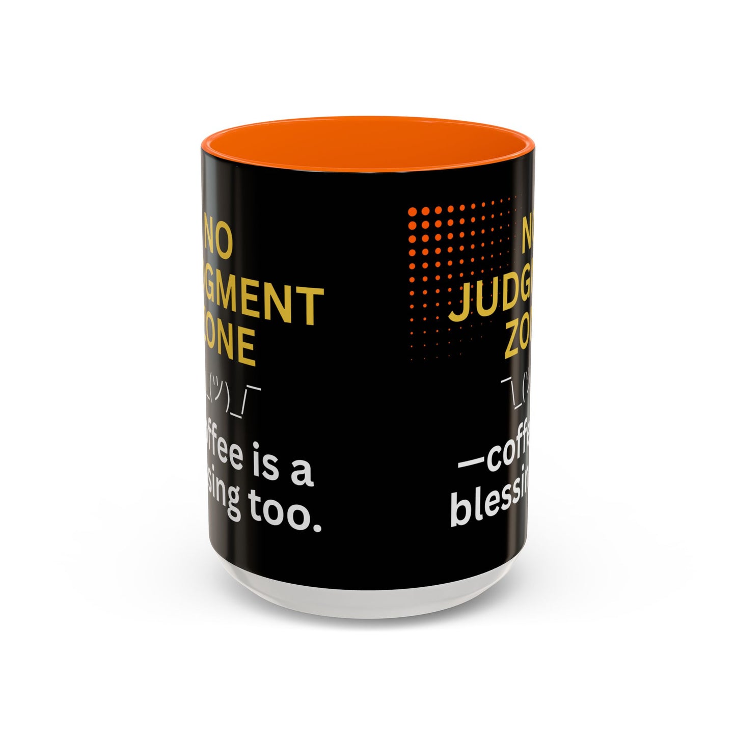 No Judgment Zone Coffee Mug, Funny Gift for Coffee Lovers, Unique Java Cup, Perfect for Birthdays, Inspirational Drinkware