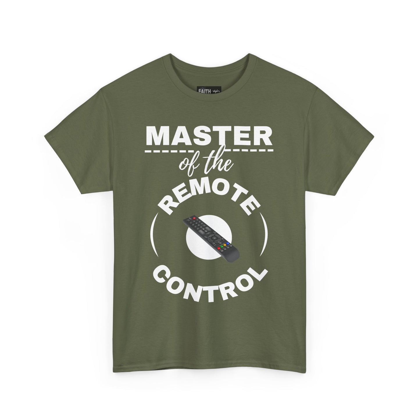 Funny Remote Control Tee - Master of the Remote Control, Gift for TV Lovers, Unisex Shirt for Movie Nights, Perfect for Father's Day