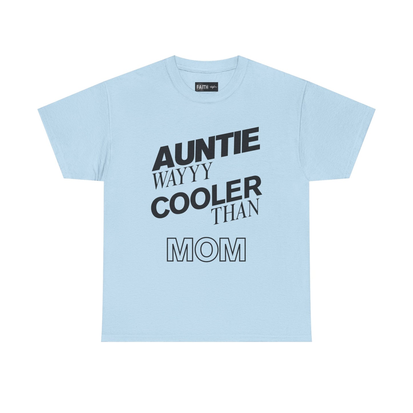 Cool Aunt Unisex Tee - Perfect Gift for Auntie, Family Gatherings, Fun Casual Wear, Birthday Celebration, Mother's Day