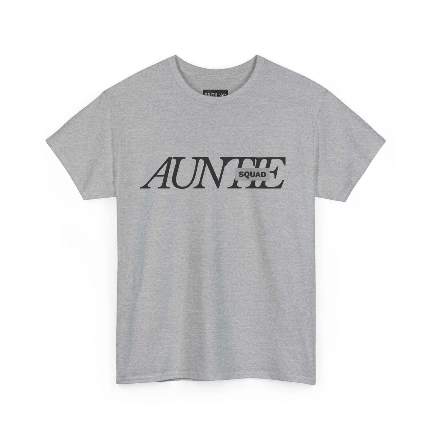 Auntie Squad Unisex Heavy Cotton Tee | Perfect Gift for Aunts | Family Reunion, Birthday, Mother's Day, Casual Wear, Everyday Comfort