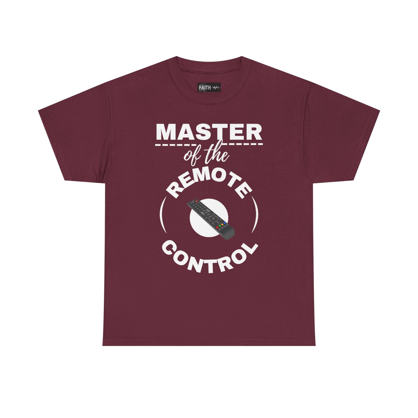 Funny Remote Control Tee - Master of the Remote Control, Gift for TV Lovers, Unisex Shirt for Movie Nights, Perfect for Father's Day