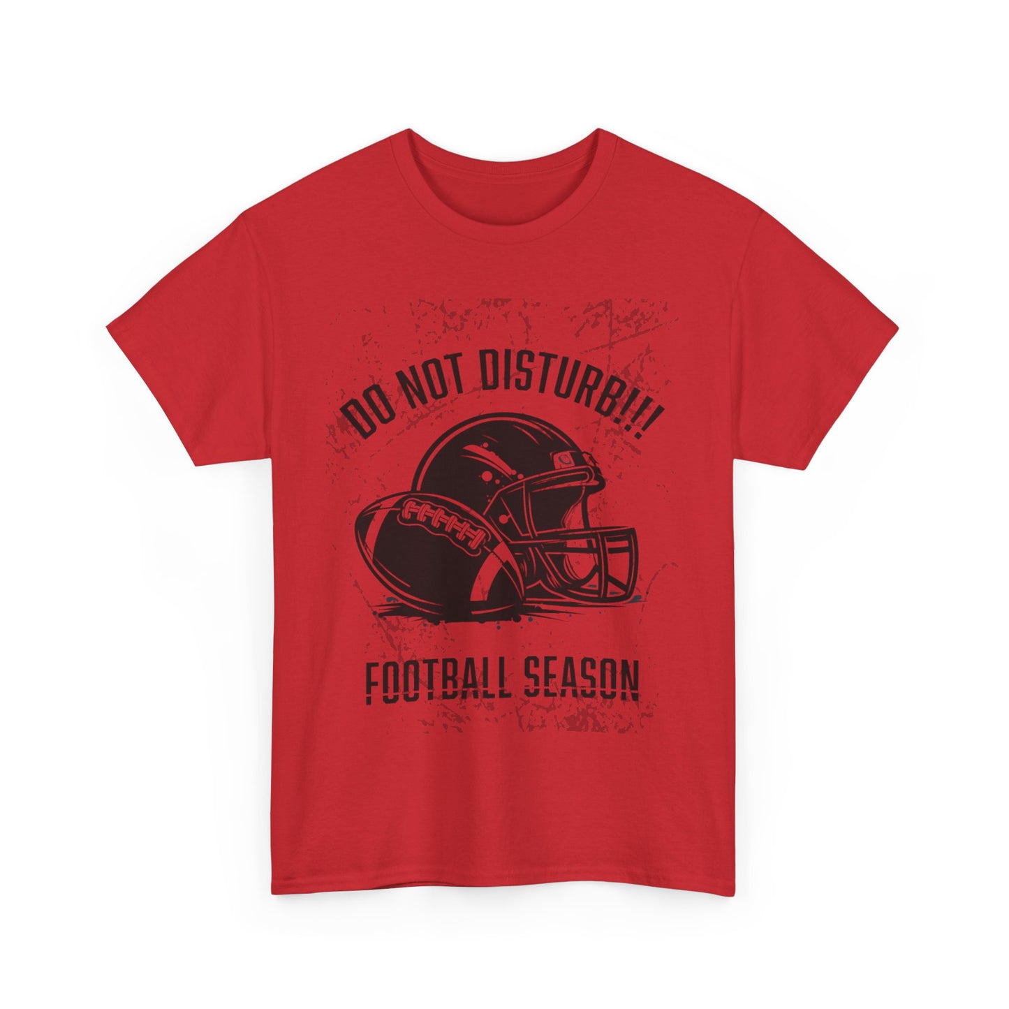 Football Season Do Not Disturb Tee, Male's Cotton Shirt, Sports Fan Gift, Game Day Apparel, Casual Wear, Football Lovers