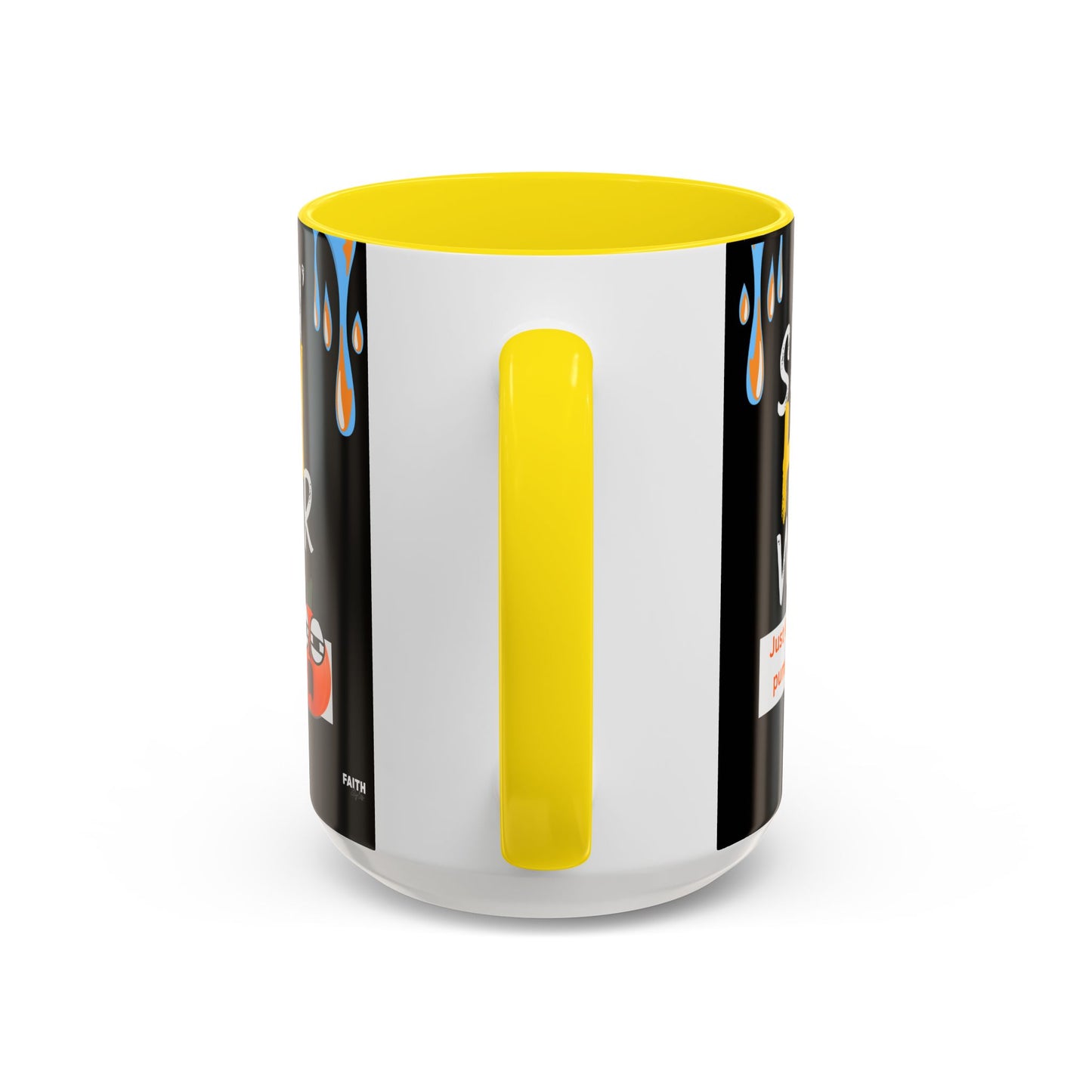 FaithStyles Sippin' Holy Water Coffee Mug, Funny Pumpkin Juice Mug, Halloween Coffee Cup, Unique Gift for Fall, Cute Office Mug, Quirky Kitchenware