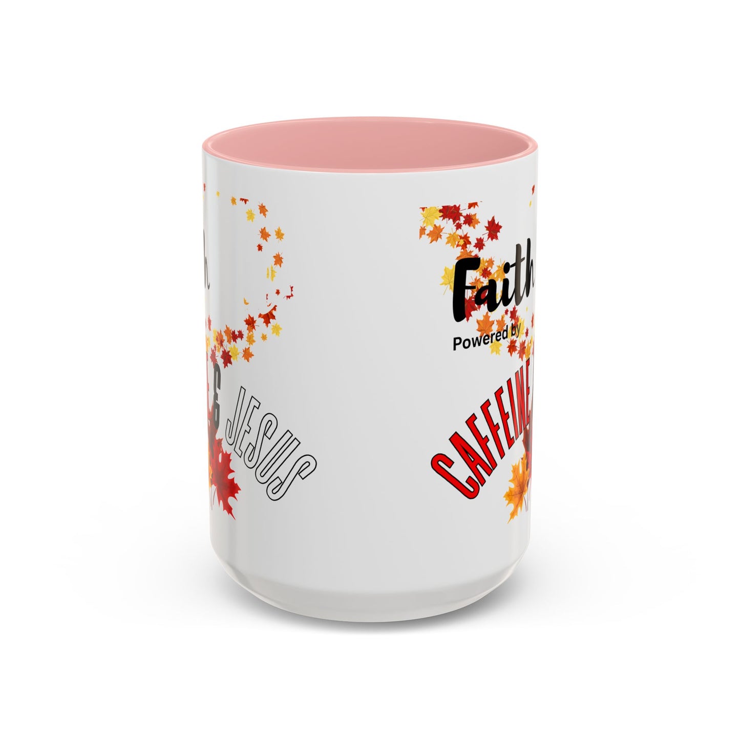 Faith & Caffeine Fall Coffee Mug | Perfect for Autumn Lovers, Thanksgiving Gift, Religious Coffee Cup, Inspirational Drinkware, Cozy Vibes