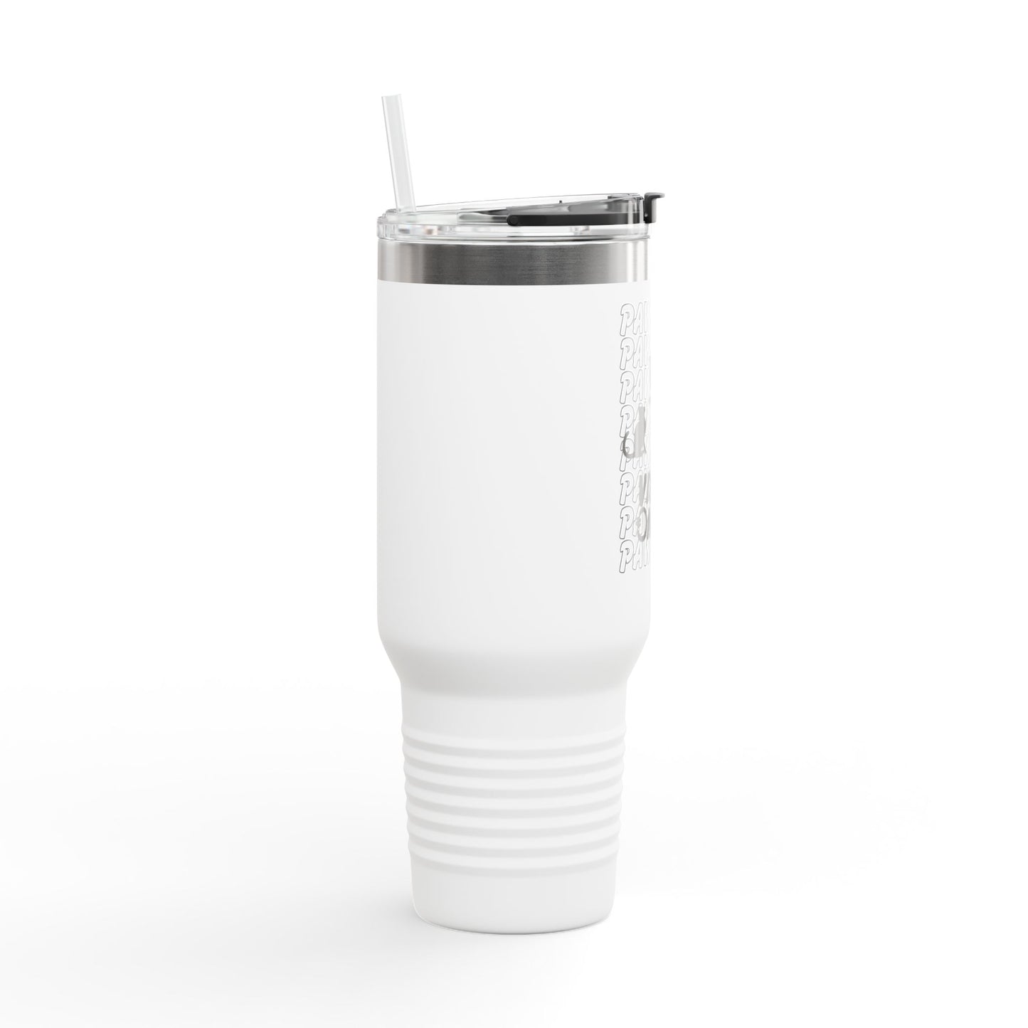 Insulated Travel Mug, 40oz-PAWSITIVE VIBES ONLY