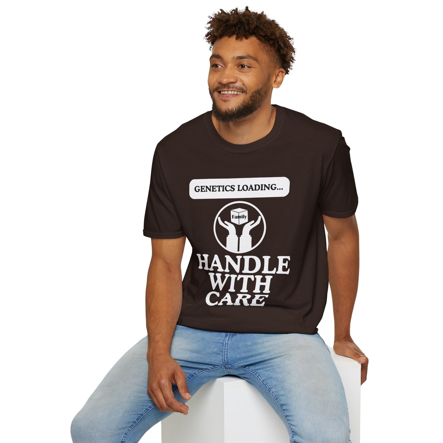 Genetics Loading T-Shirt, Funny Genetics Tee, Gift for Science Lovers, Unisex Humor Shirt, Casual Wear for Every Occasion