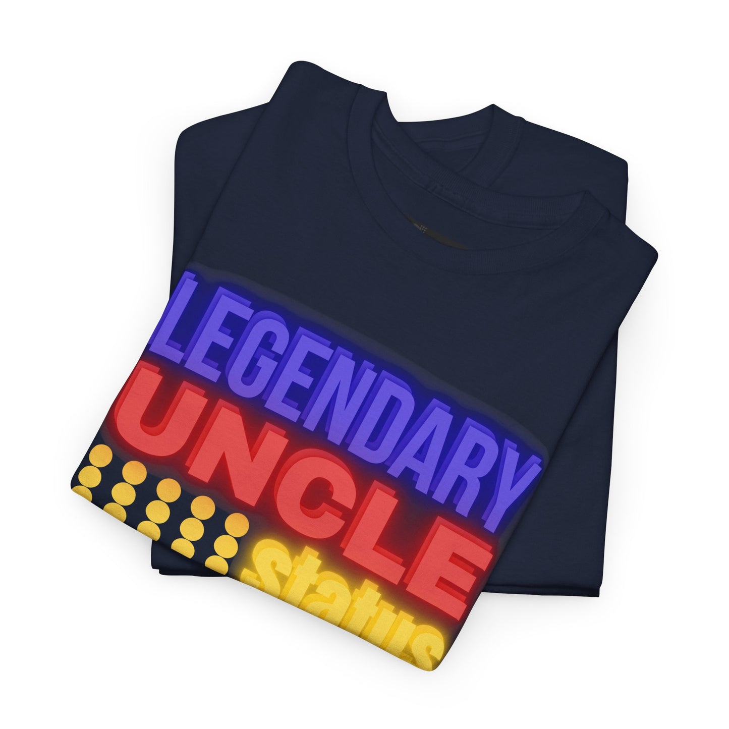 Legendary Uncle Heavy Cotton Tee, Gift for Uncle, Family Reunion Shirt, Fun Uncle T-Shirt, Birthday Gift for Him, Casual Wear